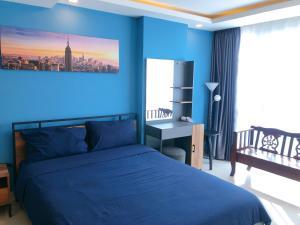 Postel nebo postele na pokoji v ubytování Grand Avenue Soi Buakhao By Daisy Pattaya + 86 fotografií