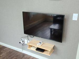 TV a/nebo společenská místnost v ubytování Santafe