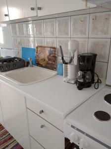 Kuchyň nebo kuchyňský kout v ubytování Kavala Home 1