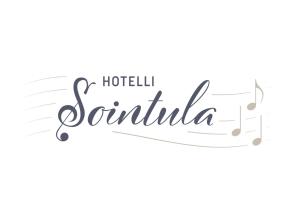 a vector illustration of a hotel santilli santilli with music notes at Hotelli Sointula in Orivesi