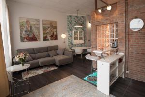 Posezení v ubytování Apartamento de lujo en Gijòn