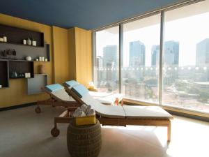 Χώρος καθιστικού στο Novotel São Paulo Berrini