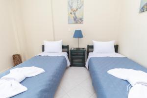 Postel nebo postele na pokoji v ubytování Villa Y sea view
