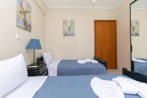 Postel nebo postele na pokoji v ubytování Villa Y sea view