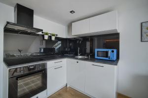 Kuchyň nebo kuchyňský kout v ubytování Apartament IX Wieków, Faktura VAT, CENTRUM PARKING VERY GOOD LOCATION TWO BEDROOMS 50 M2