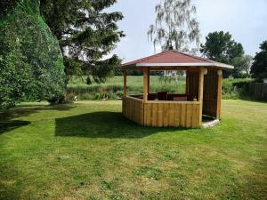 Zahrada ubytování Haus am Peenebach