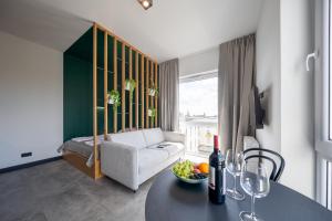 Posteľ alebo postele v izbe v ubytovaní TOP Garden Aparthotel