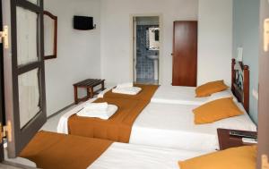 Postel nebo postele na pokoji v ubytování La Piquera Hostal