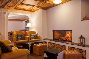 Posezení v ubytování Boutique Hotel Cervus