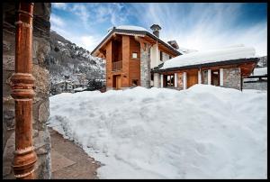 Chalets Mignon durante l'inverno