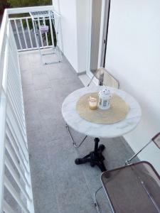 Balkón nebo terasa v ubytování Studio apartman Matković