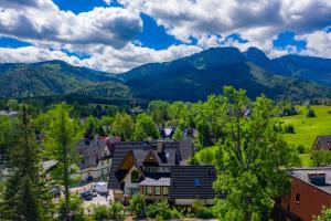 Nespecifikovaný výhled na hory nebo výhled na hory při pohledu z bed and breakfast