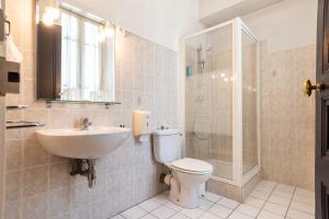 Koupelna v ubytování Hôtel des Bains