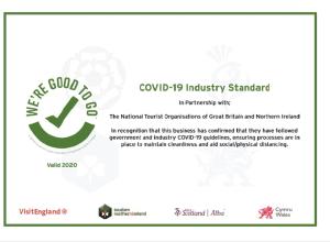 Certifikát, ocenenie alebo iný dokument vystavený v ubytovaní Marsh View Cottage, Aldeburgh