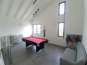 Biliár nebo kulečník v ubytování villa Lorenza