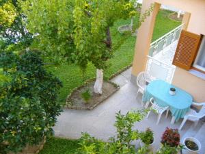 A garden outside Rantos Apartments