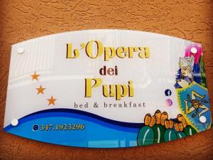 L'Opera dei Pupi B&b tanúsítványa, márkajelzése vagy díja