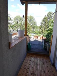Balkón alebo terasa v ubytovaní Wohnung