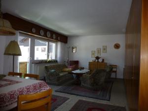 A seating area at Apartment in Seefeld in Tirol