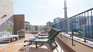 Balkón nebo terasa v ubytování Ferran Pedralbes Penthouse