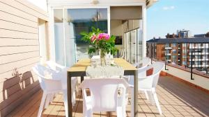 Balkón nebo terasa v ubytování Ferran Pedralbes Penthouse