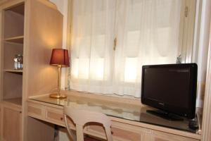 TV a/nebo společenská místnost v ubytování Park Hotel