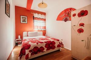 Postel nebo postele na pokoji v ubytování Apartments Ivana