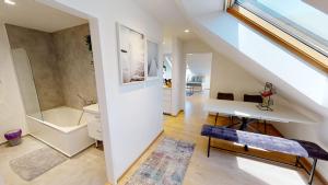 Koupelna v ubytování Lieblingsplatz Neusiedl Appartement - Erhol dich gut