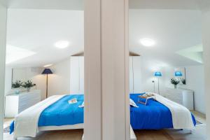 A bed or beds in a room at Agriturismo Podere Coldifico