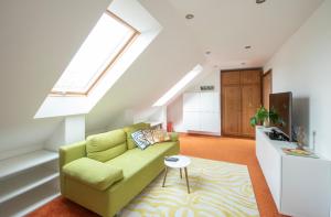Ruang duduk di Landhaus GRETE