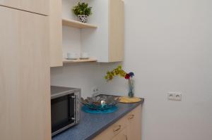 Kuchyň nebo kuchyňský kout v ubytování Neu Heidelberg - Guesthouse & Apartments