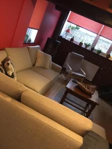 A seating area at B&B De Notelaar