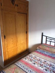 Łóżko lub łóżka w pokoju w obiekcie Casas Juani- chalet con piscina