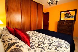 Cama o camas de una habitación en Las Dunas