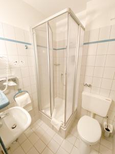 Ein Badezimmer in der Unterkunft Hotel Wikingerhof