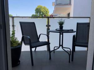 Balkón nebo terasa v ubytování Apartamenty Garden