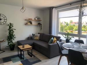 Posezení v ubytování Apartamenty Garden