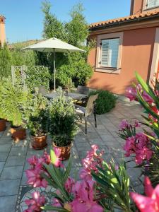 Zahrada ubytování VILLA ANCORA MEDULIN