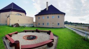 Vonkajšia záhrada v ubytovaní Zámecký Dvůr Černousy