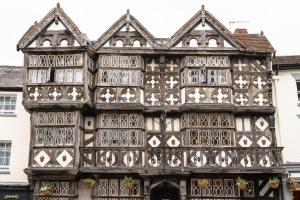 an old building in the city of oxford at The Feathers Hotel in Ludlow