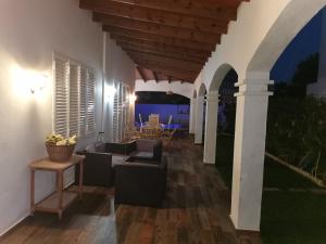 Posezení v ubytování Villa PaloMayor