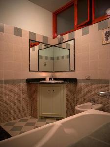 Kylpyhuone majoituspaikassa B&B DonnaMaria