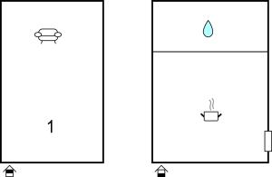 deux diagrammes montrant les phases d'un condensateur et d'un condensateur cubique avec un condensateur dans l'établissement Beautiful Home In Alingss With Wifi, à Alingsås