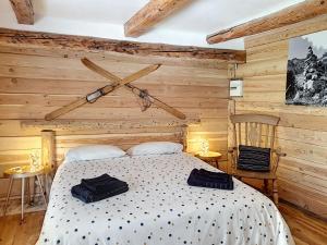 Ein Bett oder Betten in einem Zimmer der Unterkunft La maison basse