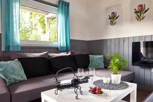 Posezení v ubytování Domki pod klonem