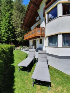 Vonkajšia záhrada v ubytovaní Haus Bergheimat