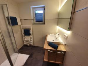 Kúpeľňa v ubytovaní Haus Bergheimat