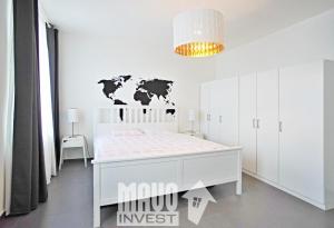 Postel nebo postele na pokoji v ubytování The modern apartment