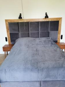 Posteľ alebo postele v izbe v ubytovaní Apartament Podoficerski z sauną