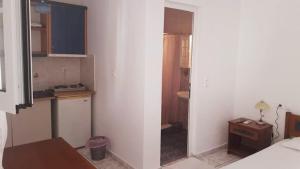 Theofilos Appartements客房内的一张或多张床位